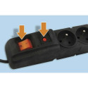 Emos 1909050153 surge protector Black 5 AC outlet(s) 250 V 1.5 m