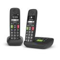 Gigaset E290A Duo Analog/DECT telephone Caller ID Black