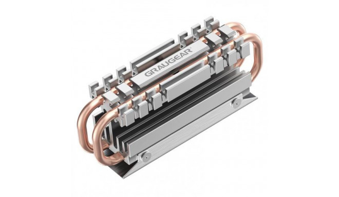 GRAUGEAR G-M2HS06 computer cooling system M.2 NVMe SSD Heatsink/Radiatior Aluminium, Copper