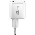 Goobay 65370 mobile device charger Headphones, Laptop, Smartphone, Tablet White AC Fast charging Ind