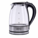 Camry Premium CR 1290 electric kettle 1.7 L 2000 W Black, Transparent