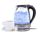 Camry Premium CR 1290 electric kettle 1.7 L 2000 W Black, Transparent