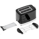 Camry Premium CR 3218 toaster 6 2 slice(s) 900 W Black, Silver