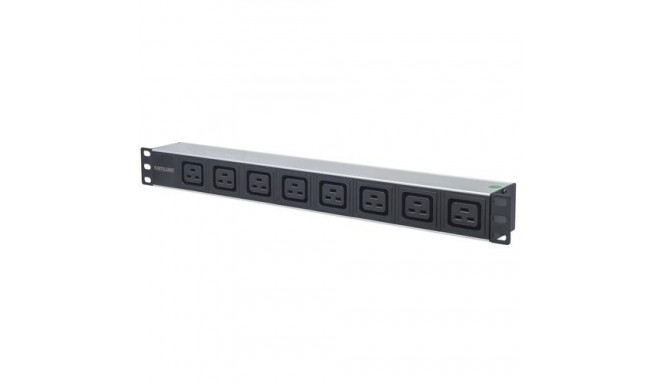 Intellinet 19&quot; 1U Rackmount 8-Output C19 Power Distribution Unit (PDU), With Removable Powe