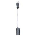 Manhattan DisplayPort 1.1 to HDMI Adapter Cable, 1080p@60Hz, Male to Female, Black, DP With Latch, N