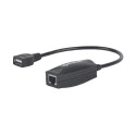 Manhattan USB-A Line Extender, for use with RJ45 network cable (not included), extends USB Device up