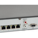 LevelOne GEMINI 4-Channel PoE Network Video Recorder, 4 PoE Outputs, H.265