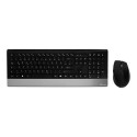 MediaRange MROS105 keyboard Mouse included RF Wireless QWERTZ English Black, Silver