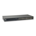 LevelOne TURING 26-Port L3 Lite Managed Gigabit PoE Switch, 24 PoE Outputs, 370W, 2 x SFP/RJ45 Combo