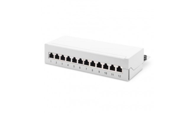 Digitus Desktop CAT 6A, class EA patch panel, shielded, gray