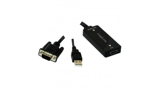 LogiLink CV0060 video cable adapter Black