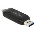 DeLOCK 91734 card reader USB/Micro-USB Black