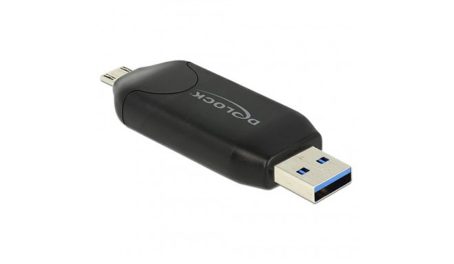 DeLOCK 91734 card reader USB/Micro-USB Black