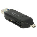 DeLOCK 91734 card reader USB/Micro-USB Black