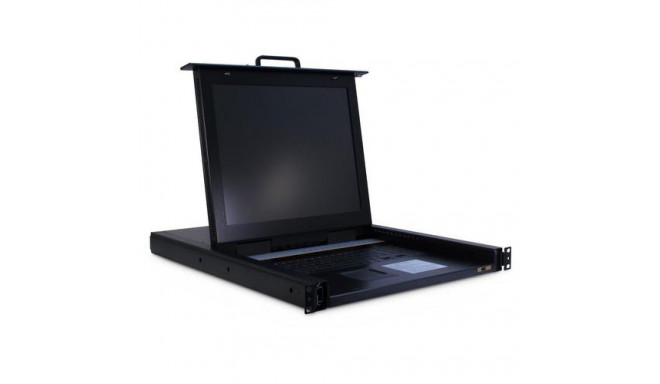 Inter-Tech KVM-1708 rack console 43.2 cm (17&quot;) 1280 x 1024 pixels Steel Black