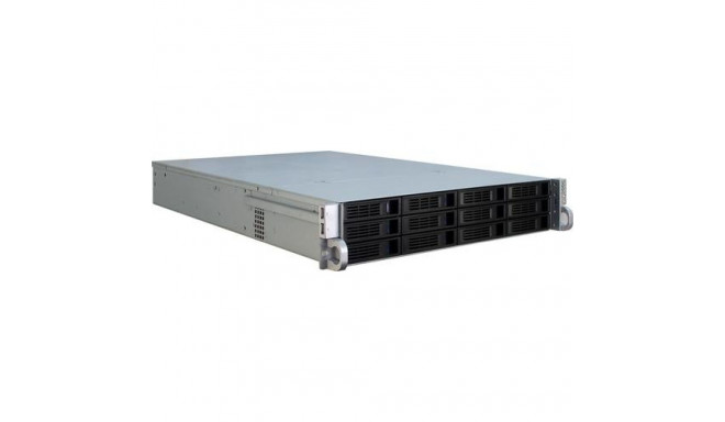 Inter-Tech IPC 2U-2412 Rack Black, Silver
