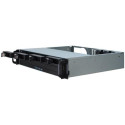 Inter-Tech IPC 2U-2404S Rack Black, Silver