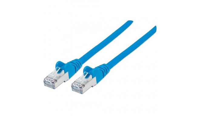 Intellinet Network Patch Cable, Cat6A, 10m, Blue, Copper, S/FTP, LSOH / LSZH, PVC, RJ45, Gold Plated