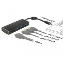 DeLOCK 63931 laptop dock/port replicator USB 3.2 Gen 1 (3.1 Gen 1) Type-C Black