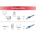 Equip Cat.6A S/FTP Patch Cable, 10m, Blue