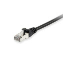 Equip Cat.6A S/FTP Patch Cable, 20m, Black