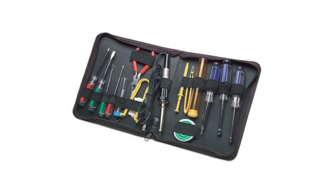 Manhattan Technician Tool Kit (17 items), Consists of: Soldering Iron (Euro 2-pin plug), Solder and 