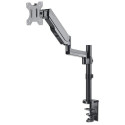 Manhattan TV &amp; Monitor Mount, Desk, Full Motion (Gas Spring), 1 screen, Screen Sizes: 10-27&