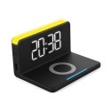 Terratec ChargeAir Digital alarm clock Black, Yellow