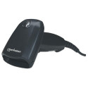 Manhattan Long Range CCD Handheld Barcode Scanner, USB, 500mm Scan Depth, Cable 1.5m, Max Ambient Li