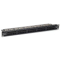 Equip 50-Port Cat.3 RJ45 ISDN Patch Panel, Black