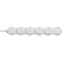 Brennenstuhl Vario power extension 1.4 m 5 AC outlet(s) Indoor White