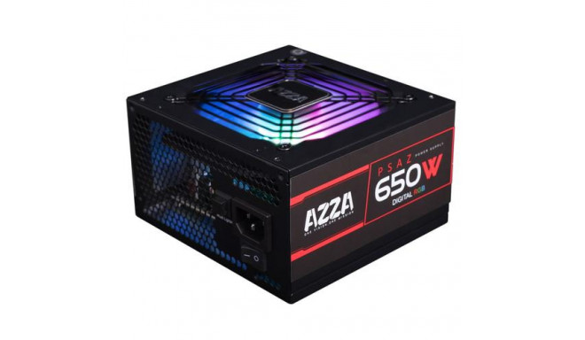 Azza PSAZ-650W(ARGB) power supply unit 20+4 pin ATX ATX Black