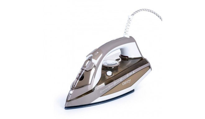 Camry Premium CR 5018 Steam iron Ceramic Ultra Glide soleplate 3000 W Brown, Grey, White