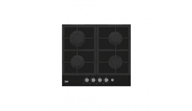 Beko HILG64235S hob Black Built-in 60 cm Gas 4 zone(s)