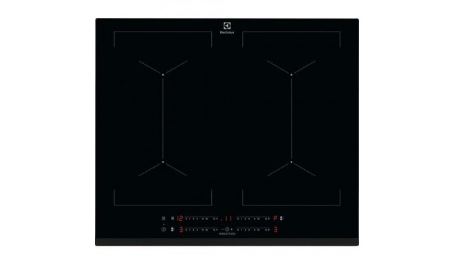 Electrolux EIV644 Black Built-in 60 cm Zone induction hob 4 zone(s)