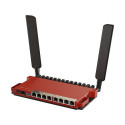 Mikrotik L009UiGS-2HaxD-IN wireless router Gigabit Ethernet Single-band (2.4 GHz) Red