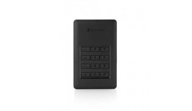 Verbatim Store &#039;n&#039; Go Secure Portable HDD with Keypad Access 2TB