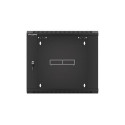 Lanberg WFFA-5409-10B rack cabinet 9U Wall mounted rack Black