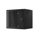 Lanberg WFFA-5409-10B rack cabinet 9U Wall mounted rack Black