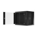 Lanberg WFFA-5409-10B rack cabinet 9U Wall mounted rack Black