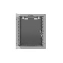 Lanberg WF10-2306-10S rack cabinet 6U Wall mounted rack Grey