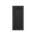 Lanberg WF01-6427-10B rack cabinet 27U Wall mounted rack Black