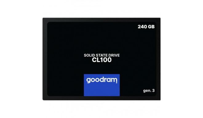 Goodram CL100 gen.3 2.5&quot; 240 GB Serial ATA III 3D NAND