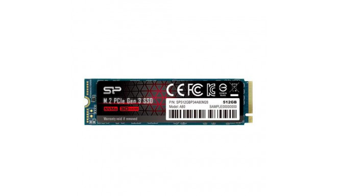 Silicon Power P34A80 512 GB M.2 PCI Express 3.0 NVMe SLC