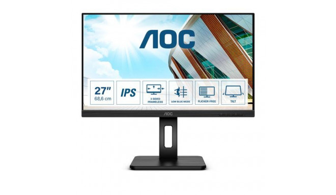 AOC P2 Q27P2Q LED display 68.6 cm (27&quot;) 2560 x 1440 pixels Quad HD Black