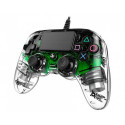 NACON PS4OFCPADCLGREEN Gaming Controller Green, Transparent USB Gamepad Analogue / Digital PC, PlayS