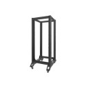 Lanberg OR01-6827-B rack cabinet 27U Freestanding rack Black