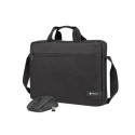 NATEC Wallaroo laptop case 39.6 cm (15.6") Briefcase Black