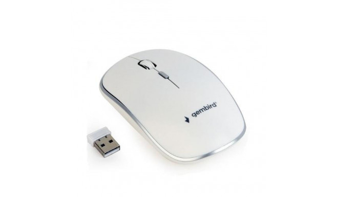 Gembird MUSW-4B-01-W mouse Office Ambidextrous RF Wireless Optical 1600 DPI