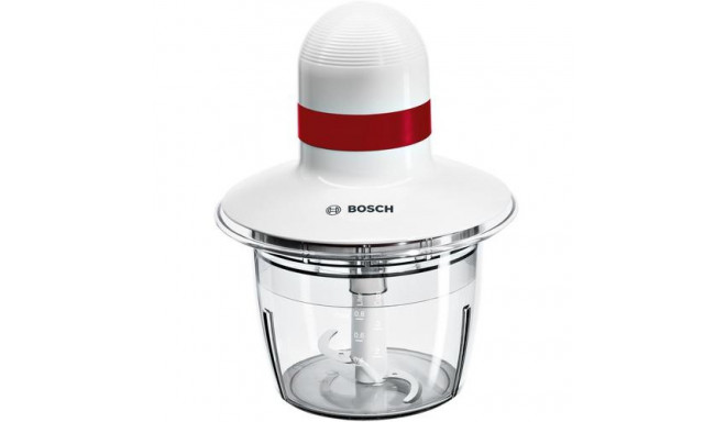 Bosch MMRP1000 electric food chopper 0.8 L 400 W Red, Transparent, White